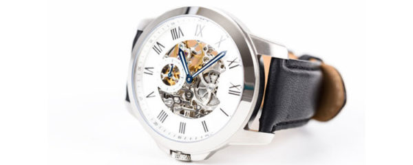 Montre squelette homme